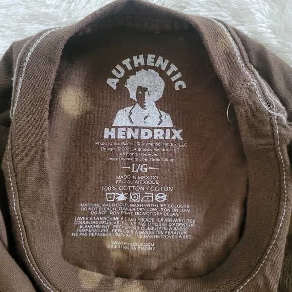 Jimi Hendrix🎸 Bleached Tee👕 - NWOT - Picture 6 of 13